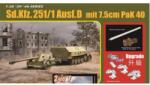 Dragon Model Kit militar 6664 - Sd. Kfz. 251/1 Ausf. D cu 7.5cm PaK40 (1: 35) (34-6664)