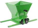 Vivatechnix Gyümölcsdaráló, Vivatechnix Viva 2211077, zöld, 25 l, teljes fém, kézi hajtás (TC2211077)