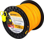 Strend Pro Garden Fűkasza damil, Strend Pro Garden ProCom Plus, 3, 0 mm, 100 m, narancssárga, szögletes, kopásálló, szakadásálló, túlmelegedésálló, tekercses (TC111817)