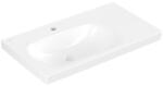 Villeroy & Boch Skyla beépíthető mosdó túlfolyó nélkül, 800 x 460 mm, Stone White CeramicPlus 5A52L2RW (5A52L2RW)