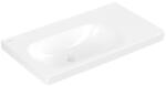 Villeroy & Boch Skyla beépíthető mosdó túlfolyó nélkül, 800 x 460 mm, Stone White CeramicPlus 5A52L4RW (5A52L4RW)