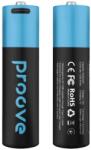 Proove USB-C-n keresztül tölthető Compact Energy AA akkumulátorok, 1600 mAh, 2 db (RBCE26010008)