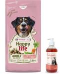 Versele-Laga VERSELE-LAGA Happy Life Adult with Lamb 12, 5 kg - felnőtt nagy testű kutyáknak készült táplálék bárányhússal + LAB V Lazacolaj kutyáknak és macskáknak 500 ml