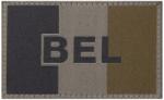 Claw Gear Patch - emblemă Clawgear Flaga Belgii 76 x 50 mm - culoare estompată