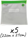 Adler Set 25 Sacuuri Vidate Refolosibile pentru Depozitare Haine și Lenjerie (AD_4514.1)