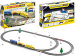 LEAN Toys Elektromos Vonat + Sínek Vonatrajongóknak Kétsebességes Vonatok Vonatépítő