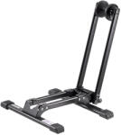 VEVOR Szabadon álló kerékpártartó vertikális és horizontális biciklitartó 20-27"kerékpárokhoz, max. 50 mm gumiszélességig (JYZXCTFJHSHJ90BL0001V0)