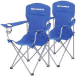 SONGMICS Összecsukható Kempingszék Szett Kék Oxford Szövettel (EUZ-GCB08BU)