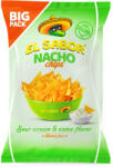 El Sabor big nacho chips gluténmentes hagymás tejfölös 180 g