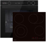 TESLA BO900FBSA beépíthető sütő, Air Fryer funkció, GŐZ + Tesla HV6411MX beépíthető kerámia főzőlap