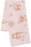 New Baby Flannel nappy with print New Baby teddy bear pink (36029-Per04-teddy bear-pink) - pcone