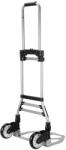  Alumínium összecsukható szállítókocsi, molnárkocsi szürke-fekete (MY008)