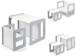 Milly Mally Scaun de masa Milly Mally Stella 3-in-1 Furniture Set - Table and Chair Grey (57596-Millymally-6093-seda) - pcone Scaun de masa bebelusi, inaltator