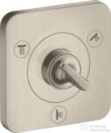 Hansgrohe AXOR CITTERIO E Trio/ Quattro falsík alatti elzáró- és váltószelep 12 x 12, szálcsiszolt nikkel 36772820 (36772820)