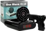 LeanToys Lean Toys Fegyveres Ébresztőóra Lézeres Pisztollyal, Fekete (3682) (3682)
