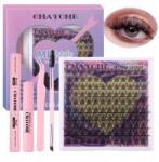 CMAYOME Bonding Szempilla Kezdő Szett Diy Szempilla 120 Csomó D Curl Cluster Lashes