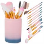 Verk Group Verk 01470 Kozmetikai ecsetkészlet 12 db rózsaszín (01470)