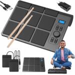V-Tone Hordozható elektronikus dob szett 9 db-os pedál pálcika (5908249830813)