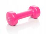 Vivo Öntöttvas súlyzók Edző súlyzók Vinil súlyzók 1kg Rózsaszín 1 db (4560122)