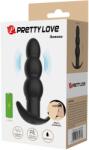 Pretty Love AEAEAS - dop anal vibrator din silicon, 10 moduri de vibrație, negru