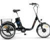Z-Tech ZT 81F Bliss 3.0, elektromos tricikli, 25 km/h, fekete