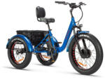 Z-Tech ZT 80B Stella 2.0, elektromos tricikli, 25 km/h, kék