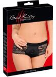 Bad Kitty Csipkés O-gyűrűs nadrág rugalmas gyűrűvel S fekete