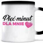 Style Couture Mágikus Bögre Fekete 330ML Öt Perc Nekem Irodai Munka Ajándék