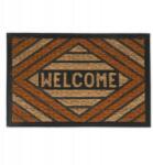 Relaxdays lábtörlő 40×60 cm Welcome natúr