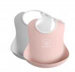 BabyBjörn Babybjorn Előkék 2 db púderrózsaszín/szürke (7317680463456)