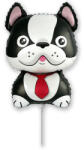Godan Kutyás Bulldog Black fólia lufi 36 cm (WP) MLG140477 (MLG140477)