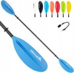 Abahub alumínium kajaklapát 218cm, fekete, pánttal (SKP201201BL)