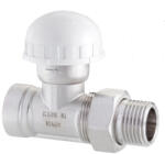  Termosztatikus egyenes szelep 1/2 acélcsőhöz