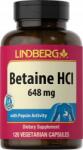 Lindberg Linderberg Betain Hcl 648mg mg Pepsinnel 120 vcaps Usa