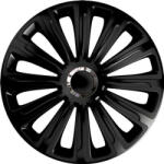  Versaco 16 Trend Ring Chrome Black dísztárcsa garnitúra (4 db)