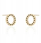 Ecarla Aranyozott sebészeti acél fülbevaló KST2143 (KST2143)