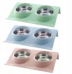 Allenett Pronett XJ4240 Dupla tál kutyáknak és macskáknak, 2x350ml, Színes (XJ4240)