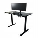 Stolmet Elektromos Íróasztal Emelt 140x60cm Állítható Magasság 72-118cm Fekete (SL-SB14060-20)