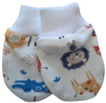 Vaganza Újszülött babakesztyű - Szafari/ fehér (689215)