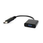 Gembird (AB-DPM-VGAF-02) 15cm fekete DisplayPort / VGA adapter kábel