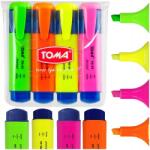 Toma Iskolai Irodai Szövegkiemelő Toma Mistral Neon 4 Szín Tokban (45933)