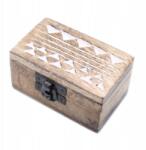  Kis fa doboz Azték mintás (WWIB-04)