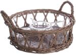Bizzotto Bol sticla cu 5 compartimente in cos rachita Ø 30 cm x 15 h (BI0555082)