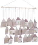 Bizzotto Calendar Advent Craciun din textil bej 60x70 cm (0935602deco)