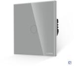 Luxion Intrerupator Simplu cu Revenire Curent Continuu 12/24V cu Touch din Sticla LUXION - culoare gri