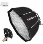 Triopo oktagonális softbox 120 cm-es ráccsal Speedlite lámpákhoz, esernyő (B09FQDNGV4)