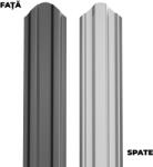 BILKA Sipca metalica pentru gard BILKA Gri Grafit Ral 7024 Lucios 92.9 mm 0.40 mm 100cm (24509)