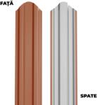 BILKA Sipca metalica pentru gard BILKA Caramiziu Ral 8004 Lucios 92.9 mm 0.45 mm 100cm (24481)