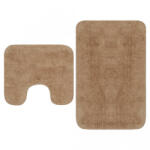 VidaXL Set covorașe baie, 2 buc. , textil, bej (133231) - izocor Covor baie