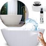 Sink Quality Szabadonálló Kád Szifon Dugó 165 Fürdőszobai Kádhoz 3az1ben Konglomerátumból (DB.LEN.165.W)